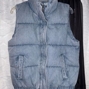 Madden Girl Blue Puffer Vest